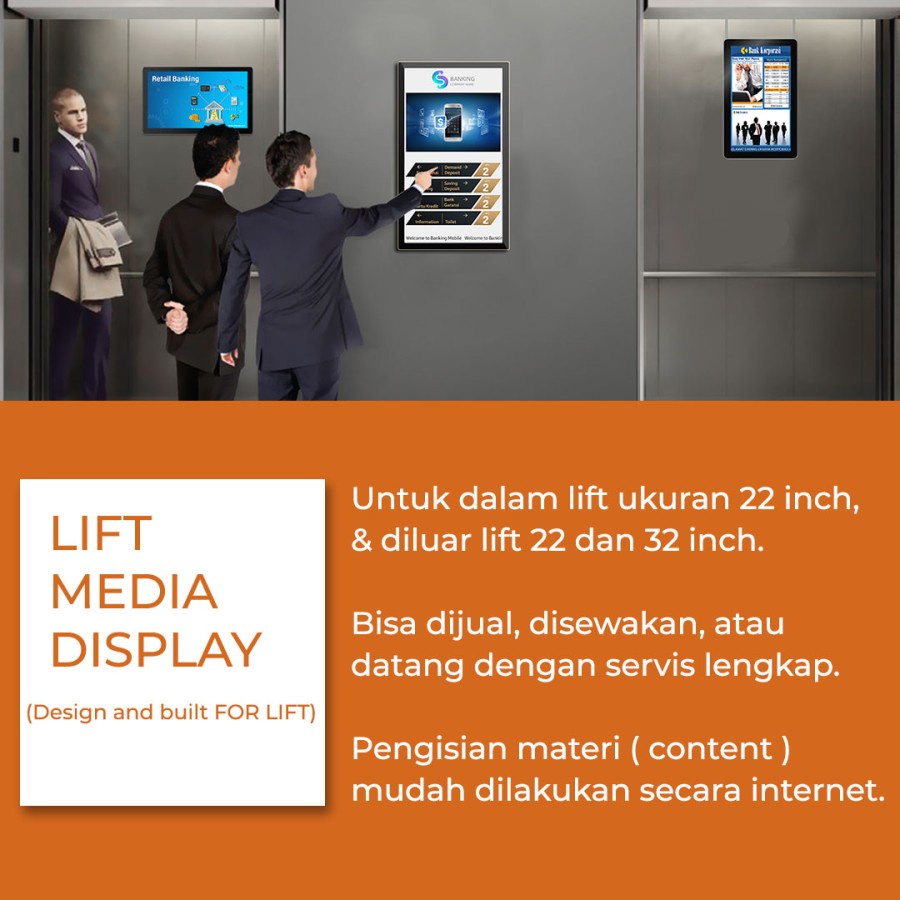 Lift Digital Media Display 22 Inch | Shopee Indonesia
