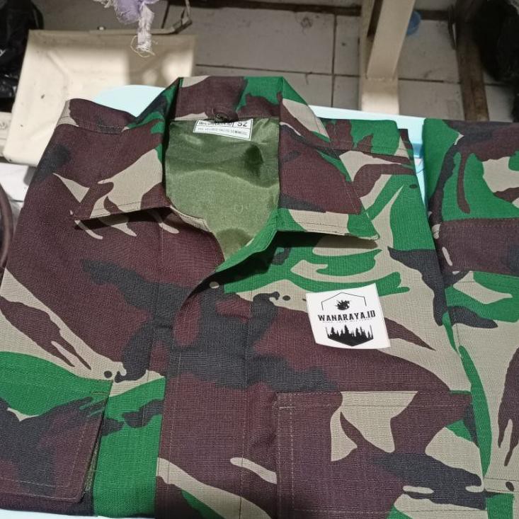 Jual Big Sale.. Baju pdl loreng tni bahan velbed semiwool full puring / Pdl  baloteli tactis semi wol Indonesia|Shopee Indonesia