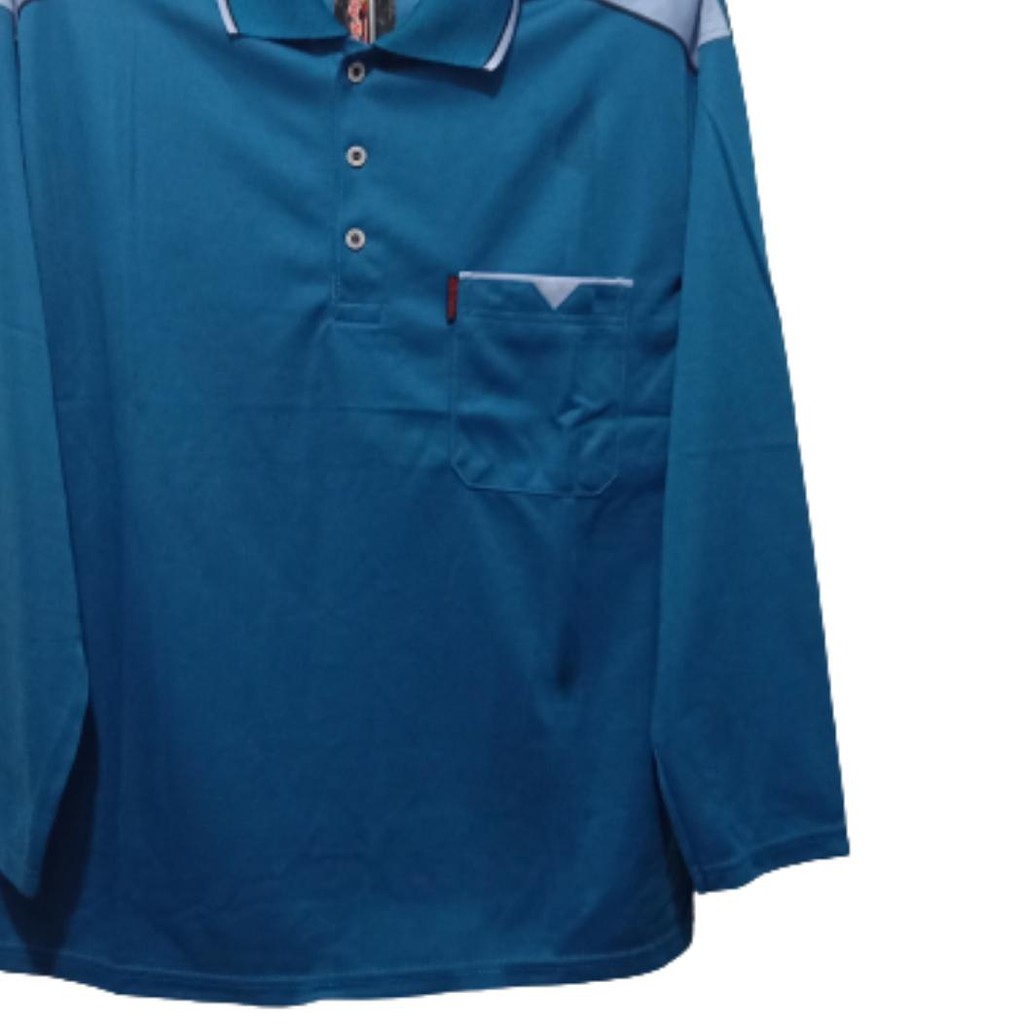 ♪ BAJU BAPAK BAPAK LENGAN PANJANG / KAOS KERAH BAPAK BAPAK / KAOS WANGKI  LENGAN PANJANG ♘ | Shopee Indonesia