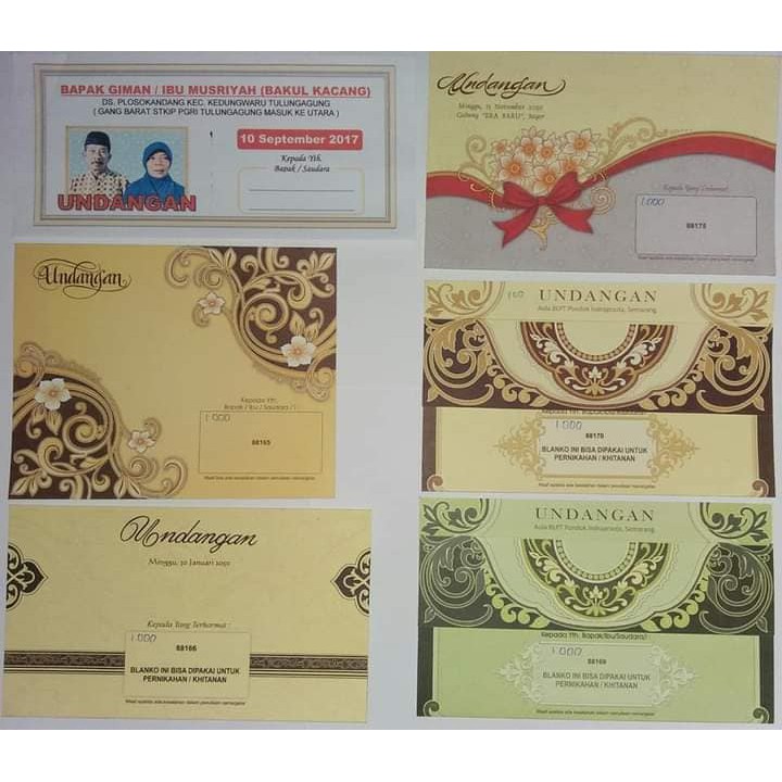 KARTU UNDANGAN PERNIKAHAN / HAJATAN / MANTENAN / ULEM ULEM / WEDDING /  PERKAWINAN / MANTU | Shopee Indonesia