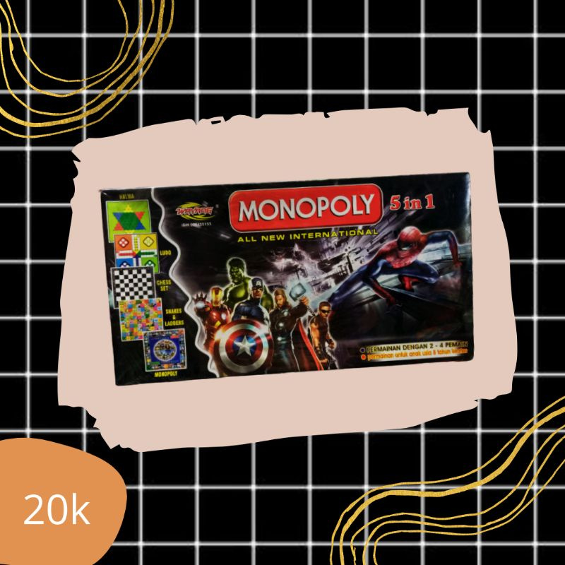 MONOPOLY 5 IN 1 | Shopee Indonesia