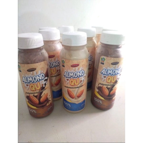 Susu Almond Qu / susu almond frozen food bogor milk mylk enak sehat susu  beku bogor minuman | Shopee Indonesia