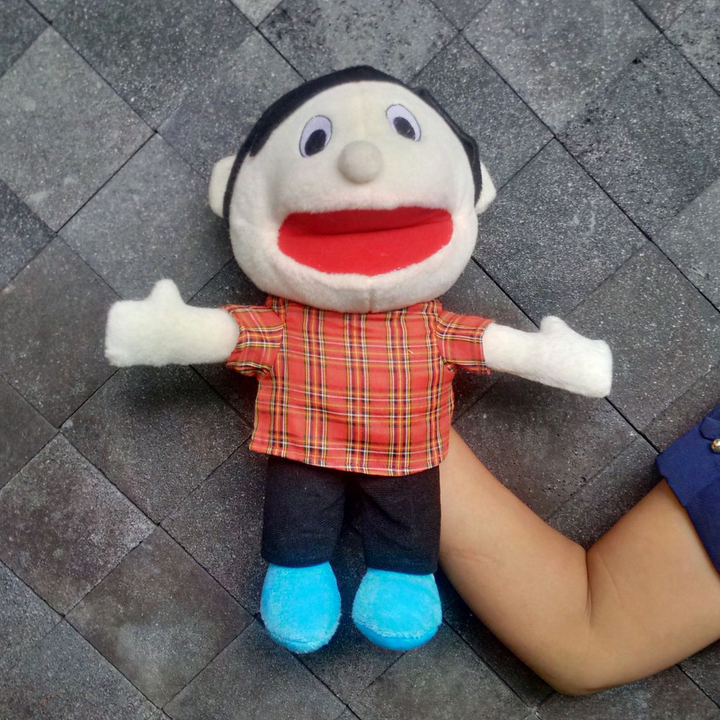 Boneka Tangan Muppet Keluarga Family Anak Laki - Mulut Terbuka Bisa Gerak |  Shopee Indonesia
