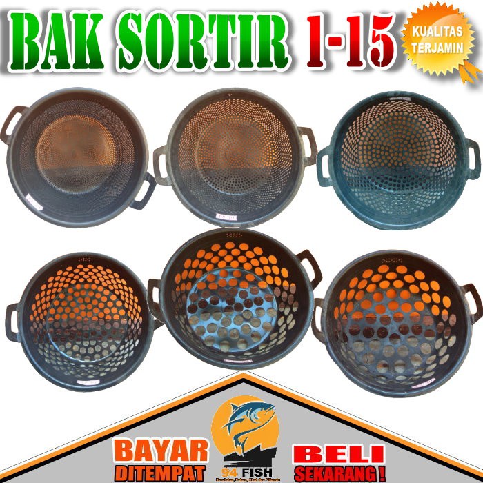 EMBER SORTIR BAK SORTIR SERITAN IKAN LELE UKURAN 1 - 15 | Shopee Indonesia