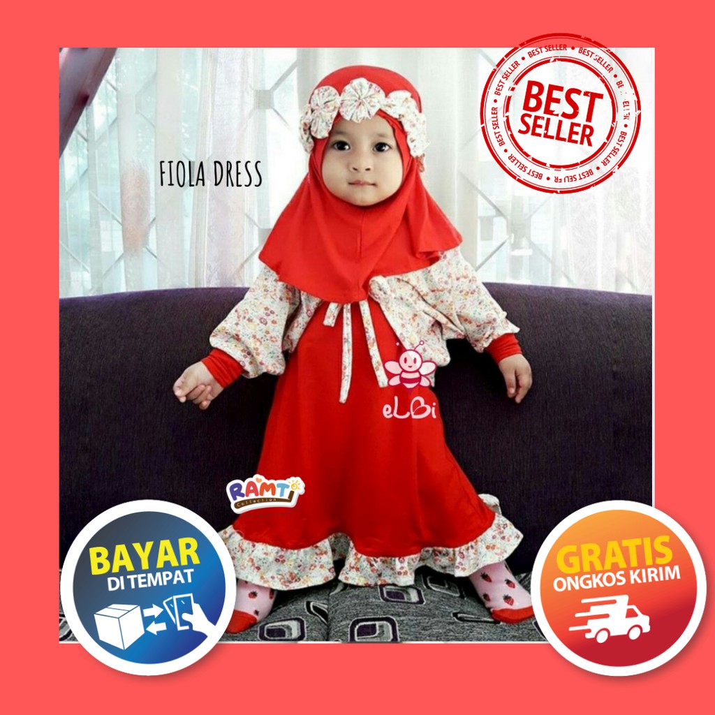 30 Model Baju  Muslim Anak  Perempuan  Umur  5  Tahun  