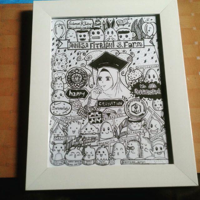 Jual Doodle Art (Original Handmade) Cocok Untuk Hadiah Graduation, Birthday, Wedding & Anniversary Indonesia|Shopee Indonesia 640_X_640_jpg