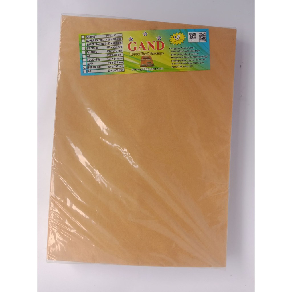 Amplop Coklat Ukuran Super Map | Shopee Indonesia