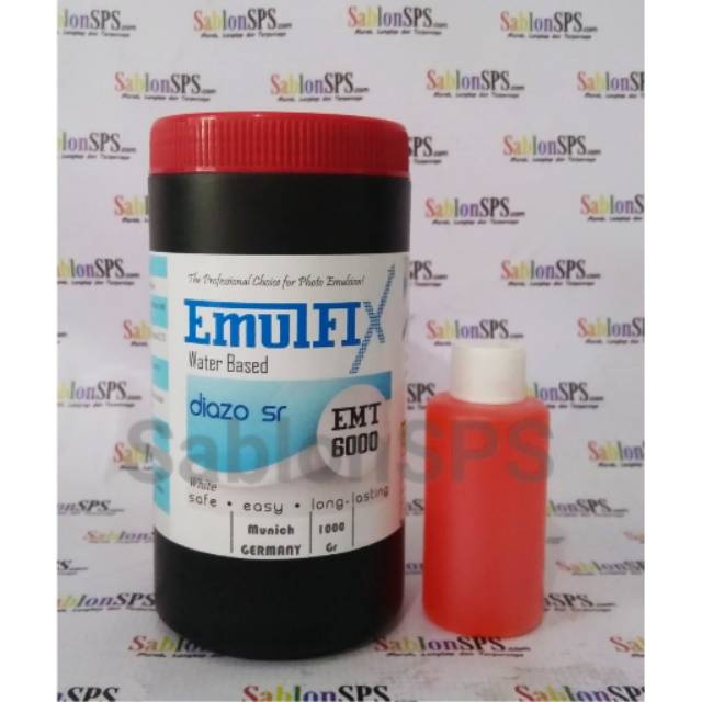 Jual OBAT AFDRUK SABLON EMULFIX WATER BASED WHITE 1Kg Indonesia|Shopee  Indonesia