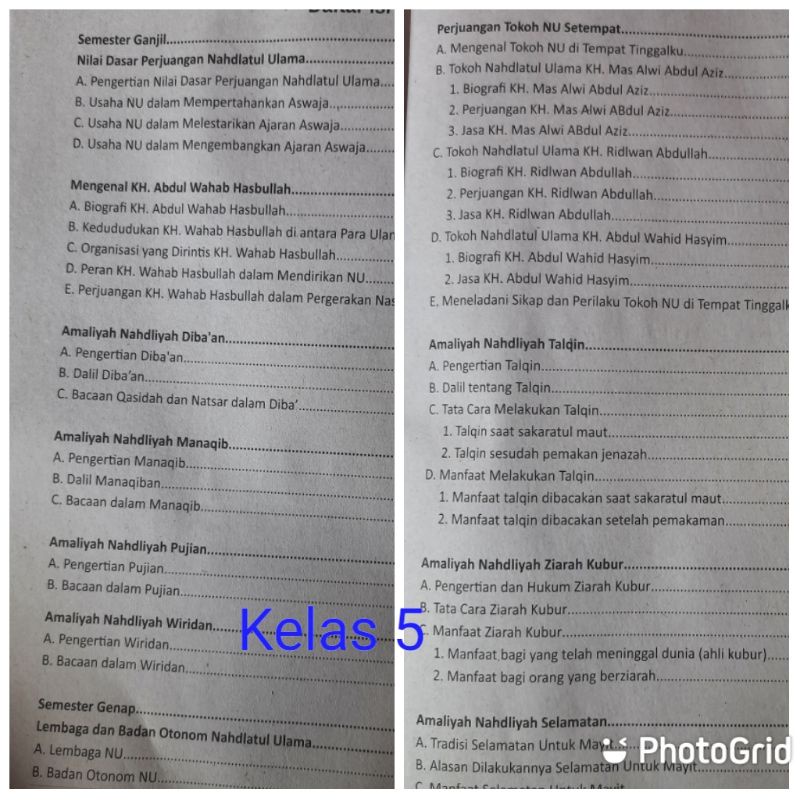 BUKU SISWA PENDIDIKAN ASWAJA &amp; KE-NU-AN, UNTUK MI KELAS 4, 5, 6 | Shopee  Indonesia