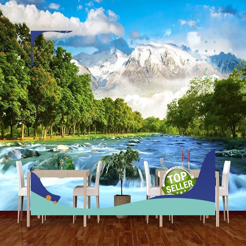 Jual Promo Kustom 3D Dinding Mural Wallpaper Gunung Salju Pemandangan Fotografi Foto Latar Belakang Indonesia|Shopee Indonesia 800_X_800_jpg