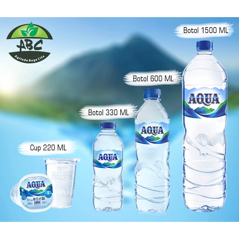 AQUA Air mineral 220 ML / 330 ML / 600 ML / 1,5 Liter Isi 1 Dus/Karton |  Shopee Indonesia