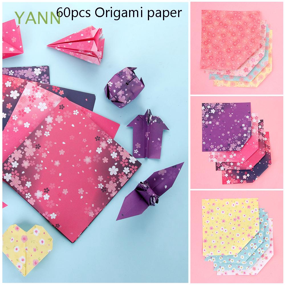 60Pcs Kertas Origami Bentuk Kotak Handmade DIY untuk Kerajinan Tangan  Origami | Shopee Indonesia