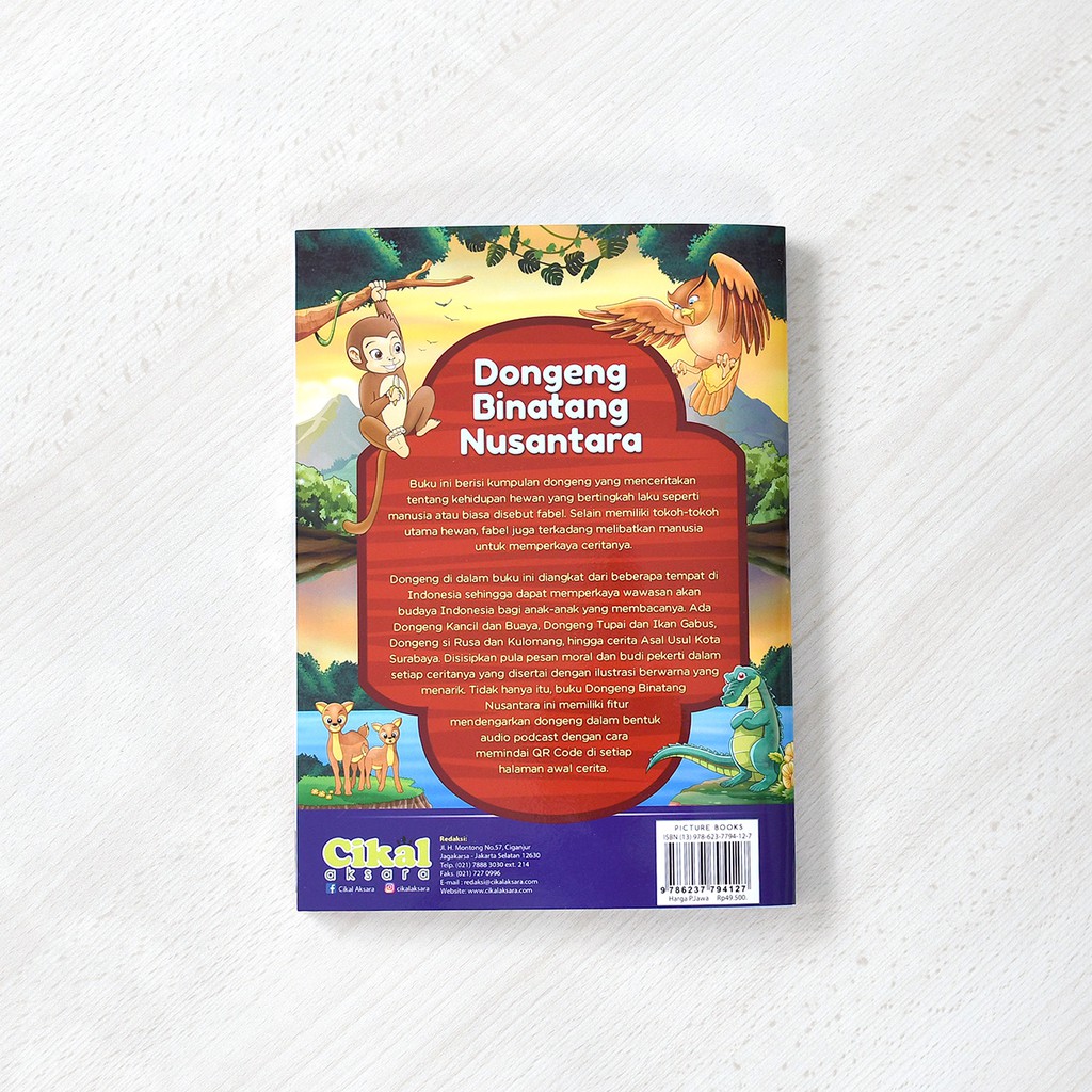 Dongeng Binatang Nusantara - E. Kristin Ningrum - Buku Cerita Bergambar  Cikal Aksara | Shopee Indonesia