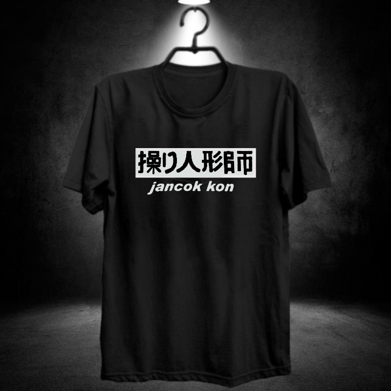 jancok kon / kaos distro / pakaian pria / baju murah / bahasa jepang  japanese kanji / gaul kekinian | Shopee Indonesia