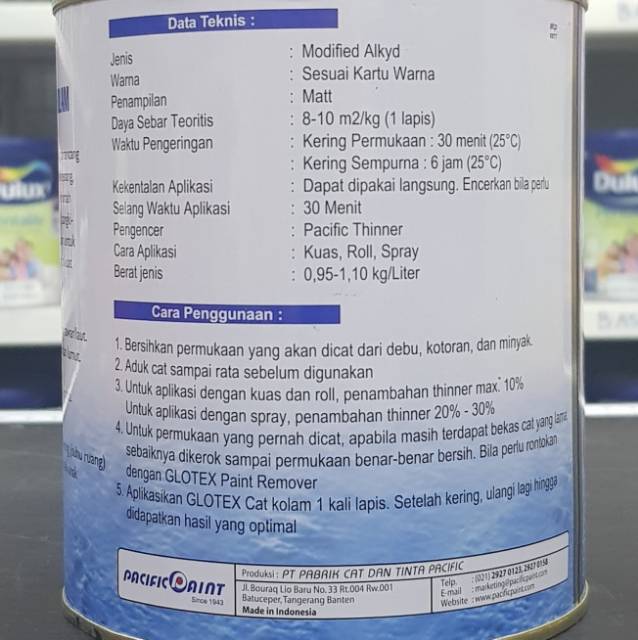 Cat Kolam GLOTEX (1 KG) / Kolam Ikan / Kolam Renang / Bak Air | Shopee  Indonesia