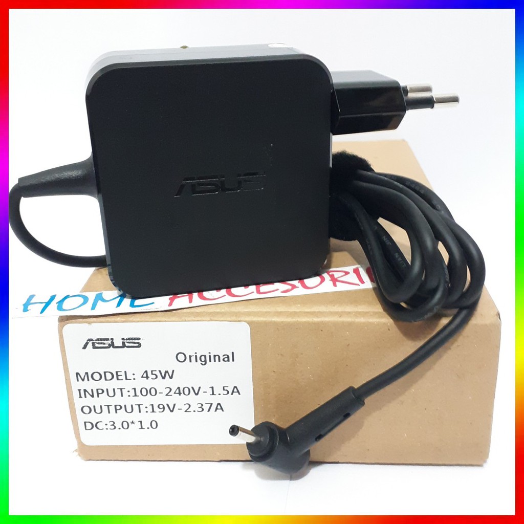 Adaptor / Charger laptop ASUS Output 19V 2.37A ( DC. 3.0x1.1mm ) | Shopee  Indonesia