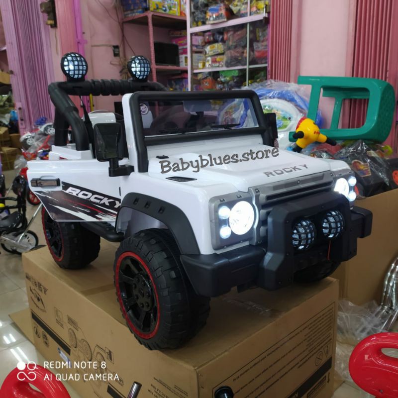 Mobil aki anak SHP Volta Jeep Rocky | Shopee Indonesia