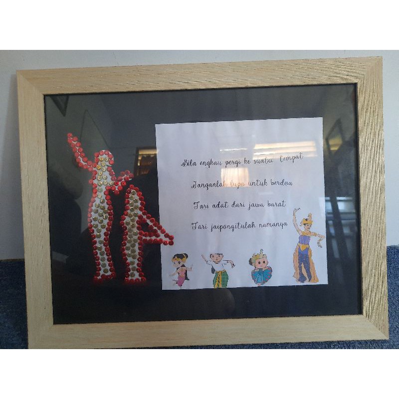 Pajangan Bertemakan Pantun dan Tarian Jaipong Dari Jawa Barat | Shopee  Indonesia