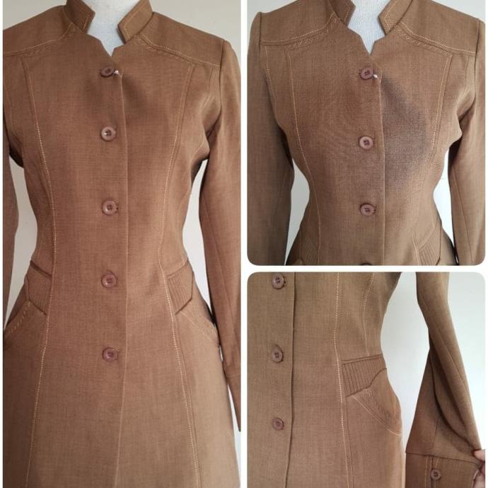 BAJU BLAZER DINAS WANITA PNS PEMDA COKLAT TUA 941, 200 MUSLIMAH MURAH |  Shopee Indonesia