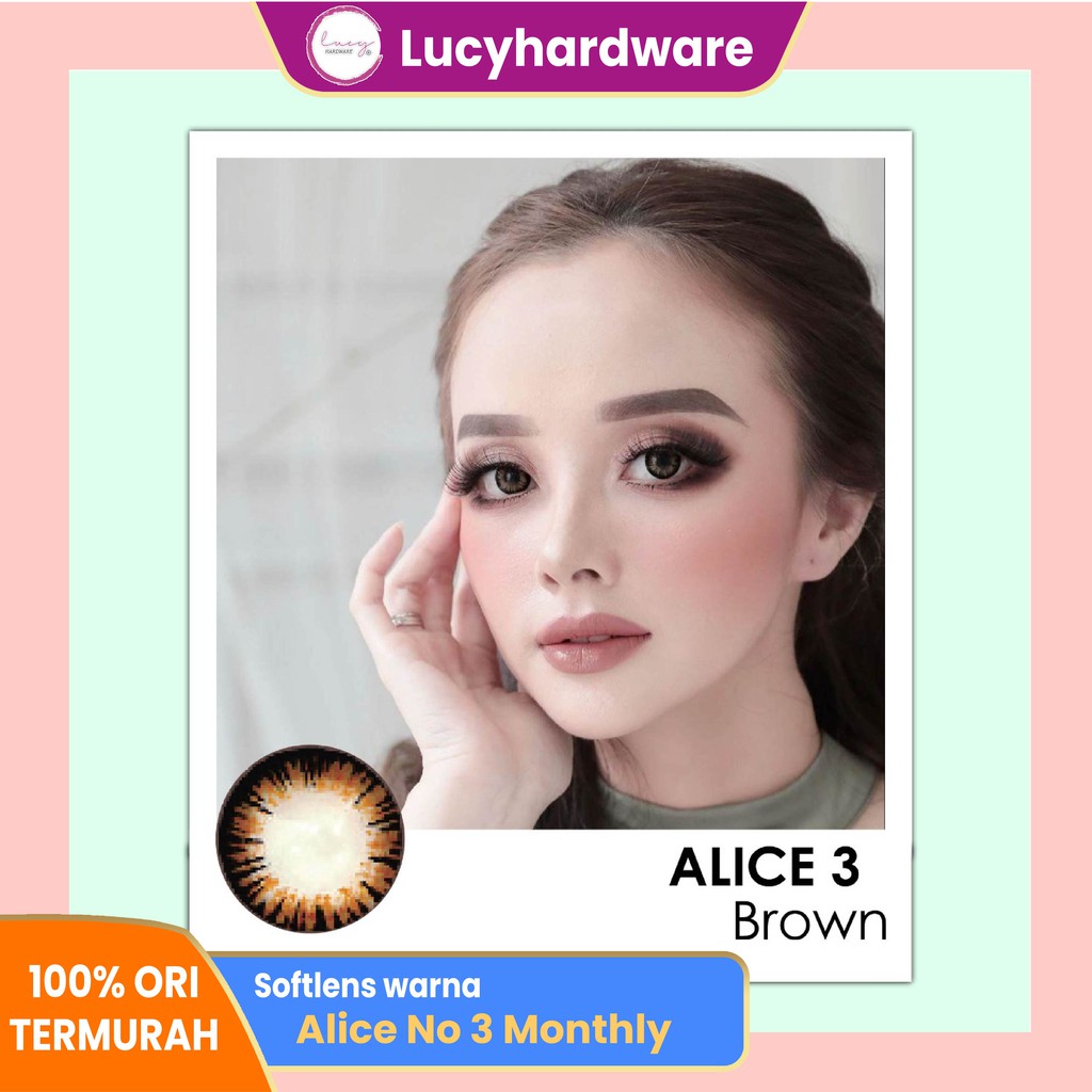 Softlens warna Alice No 3 by she | Shopee Indonesia