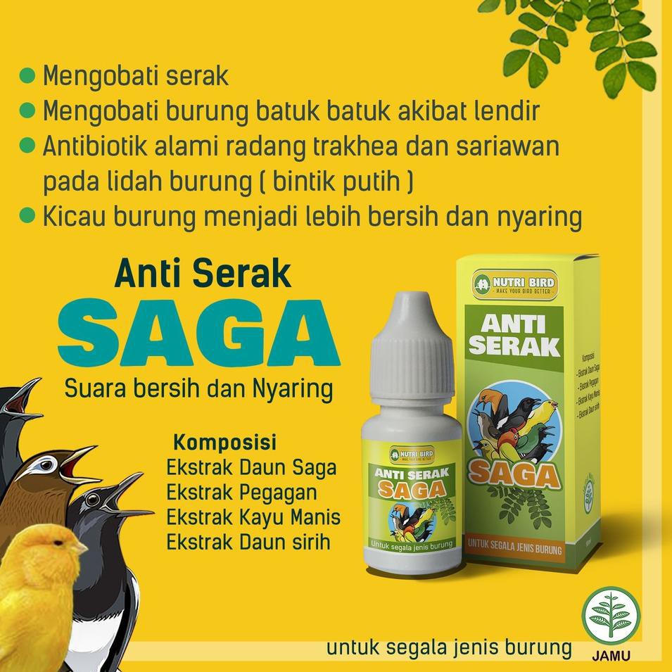 Jual Model Baru' ANTI SERAK SAGA Untuk Burung Kenari Murai Batu Lovebird  dan lainnya. . . Indonesia|Shopee Indonesia