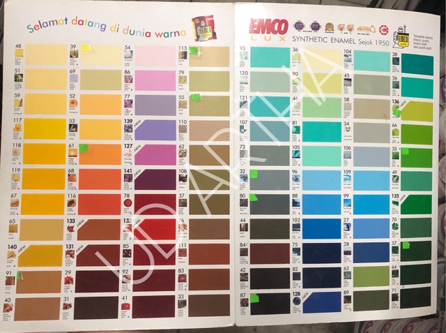 Jual Cat EMCO VARIAN 3 - Cat Kayu dan Besi / Cat Lak Synthetis 1 KG - 110  113 116 120 hitam putih doff Indonesia|Shopee Indonesia