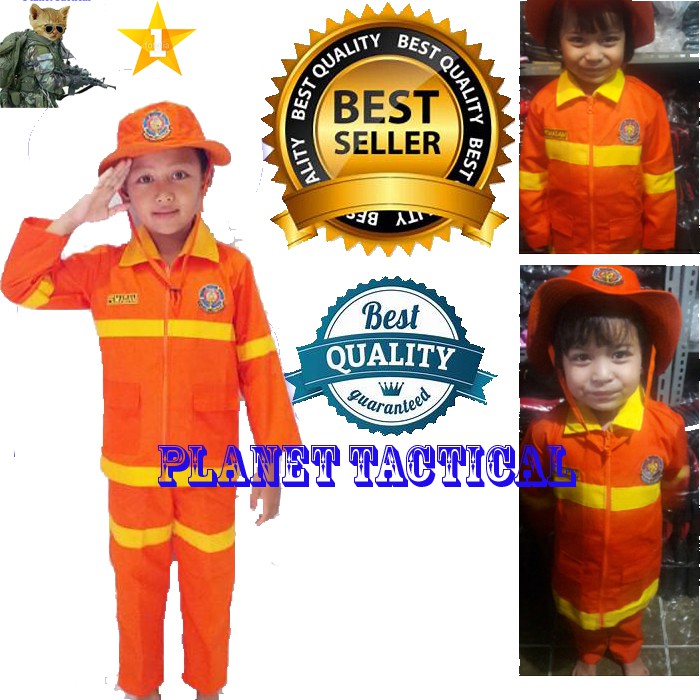 Jual Baju Pemadam Kebakaran / Seragam Damkar anak Indonesia|Shopee Indonesia
