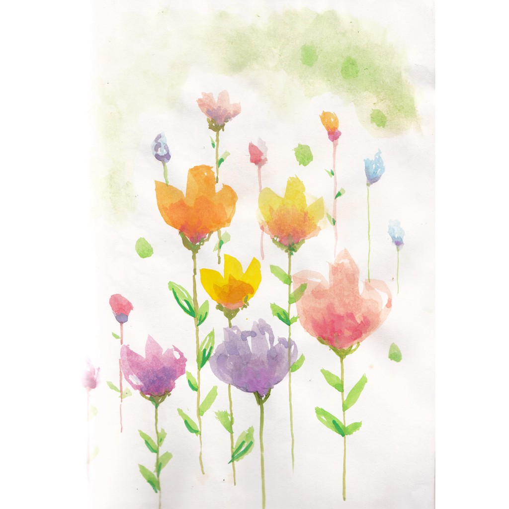 Jual Art Print Lukisan Cat Air Bunga #1 Indonesia|Shopee Indonesia 1024_X_1024_jpg