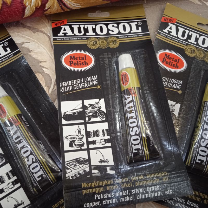 Autosol Metal Polish 15gr || Pembersih Logam | Shopee Indonesia