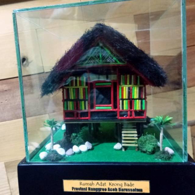 Miniatur Rumah Adat Aceh | Shopee Indonesia
