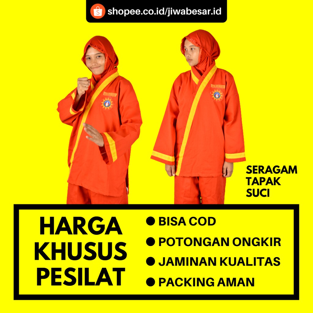Jual Seragam Baju Silat Latihan TAPAK SUCI TS PUTRA MUHAMMADIYAH Bahan  DRILL VELIA Indonesia|Shopee Indonesia