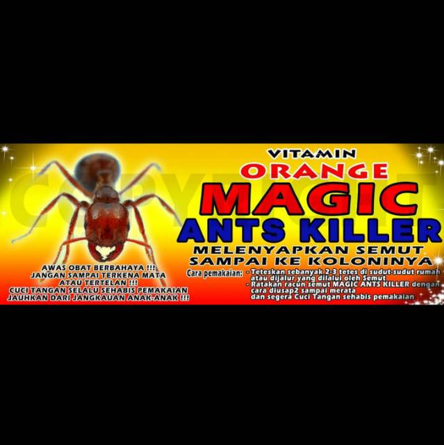 Jual Racun Semut MAGIC ANTS KILLER Membunuh Secara Sistemik Sampe Ke  Koloninya isi 15ml Indonesia|Shopee Indonesia