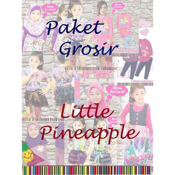 Jual grosir baju anak Paket Grosir LITTLE PINEAPPLE - PK003  Indonesia|Shopee Indonesia