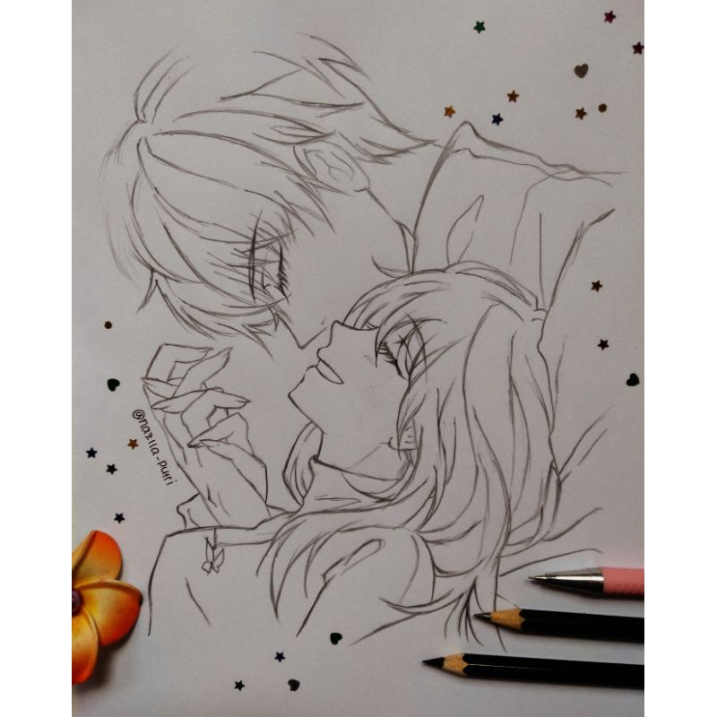 Jual Sketsa Anime / Custom Gambar Anime Indonesia|Shopee Indonesia 800_X_800_jpg