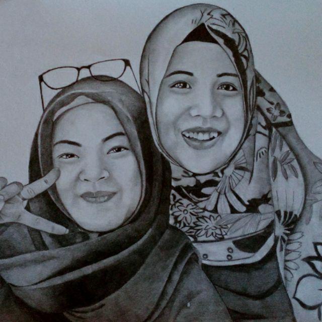 Jual Sketsa Hitam Putih, Karikatur, Gambar Tangan, Lukisan, Lukisan Karikatur, Gambar Wajah Indonesia|Shopee Indonesia 640_X_640_jpg