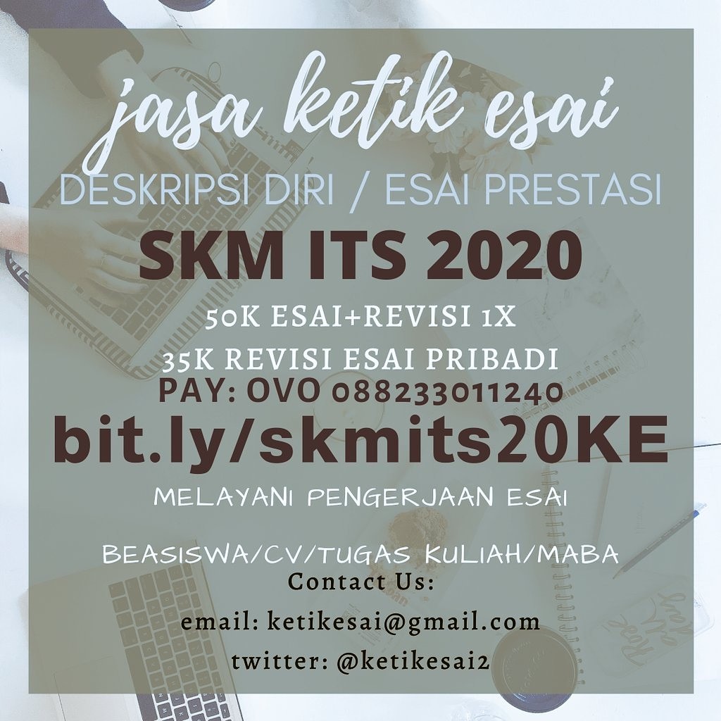 Jasa Joki Deskripsi Diri Esai SKM ITS Pembuatan Esai Prestasi Autobiografi  Ujian Seleksi Mandiri PTN | Shopee Indonesia