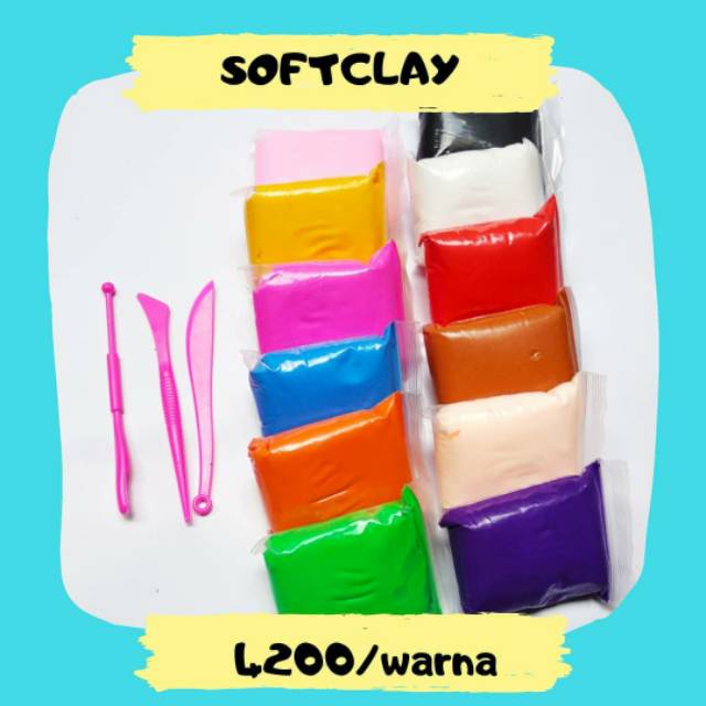 POLIMER CLAY / SOFT CLAY/ SLIME CLAY | Shopee Indonesia
