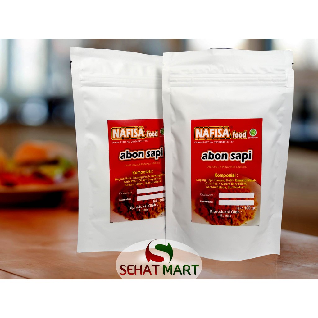 Jual Abon Nafisa NON MSG - abon Sapi 100gr Indonesia|Shopee Indonesia