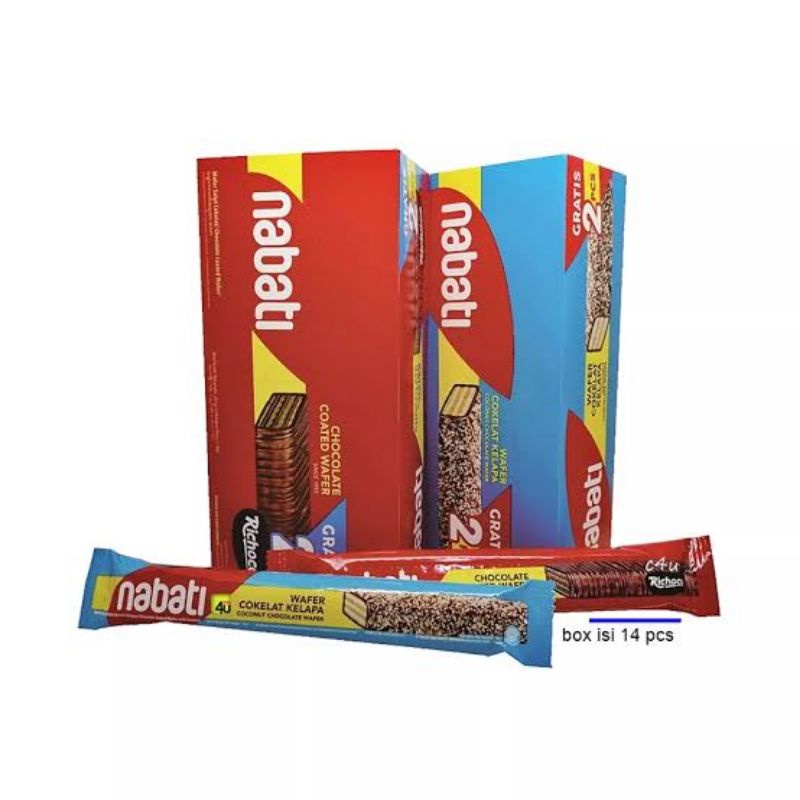 Wafer Panjang Nabati Coated | Nabati Cokelat Kelapa 18gr | Shopee Indonesia