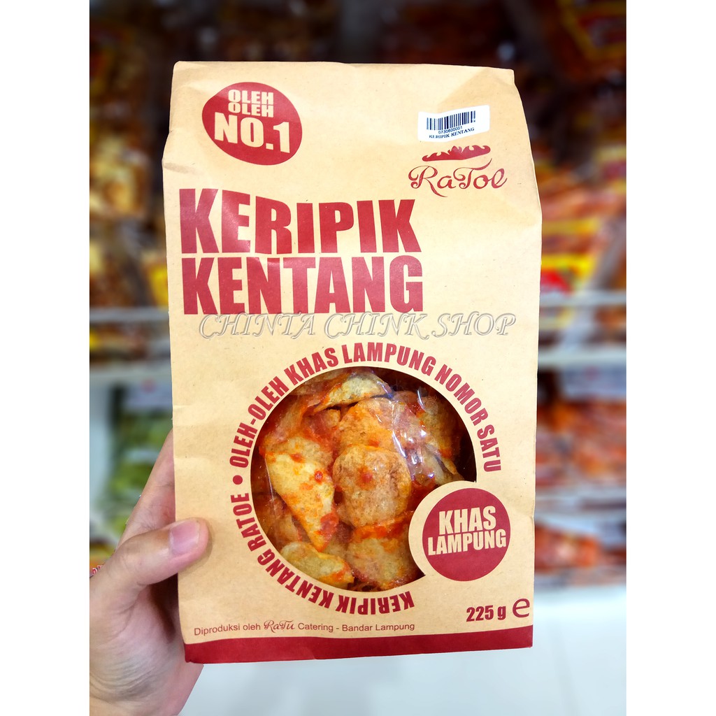 Keripik Kentang Pedas Ratu (Ratoe) Asli Lampung 200g | Shopee Indonesia