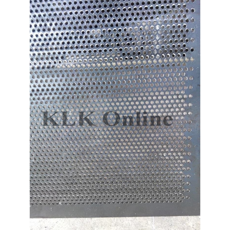 Potongan Plat Lubang Besi 0.8 mm x 50 cm x 50 cm x dia. lubang 1 mm &amp; 1.5 mm  | Shopee Indonesia