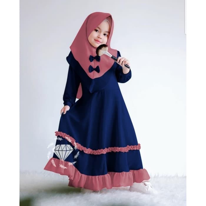 Jual Baju Busana Muslim Anak Maxi Muslim Anak Perempuan / Baju Ngaji Anak  Indonesia|Shopee Indonesia