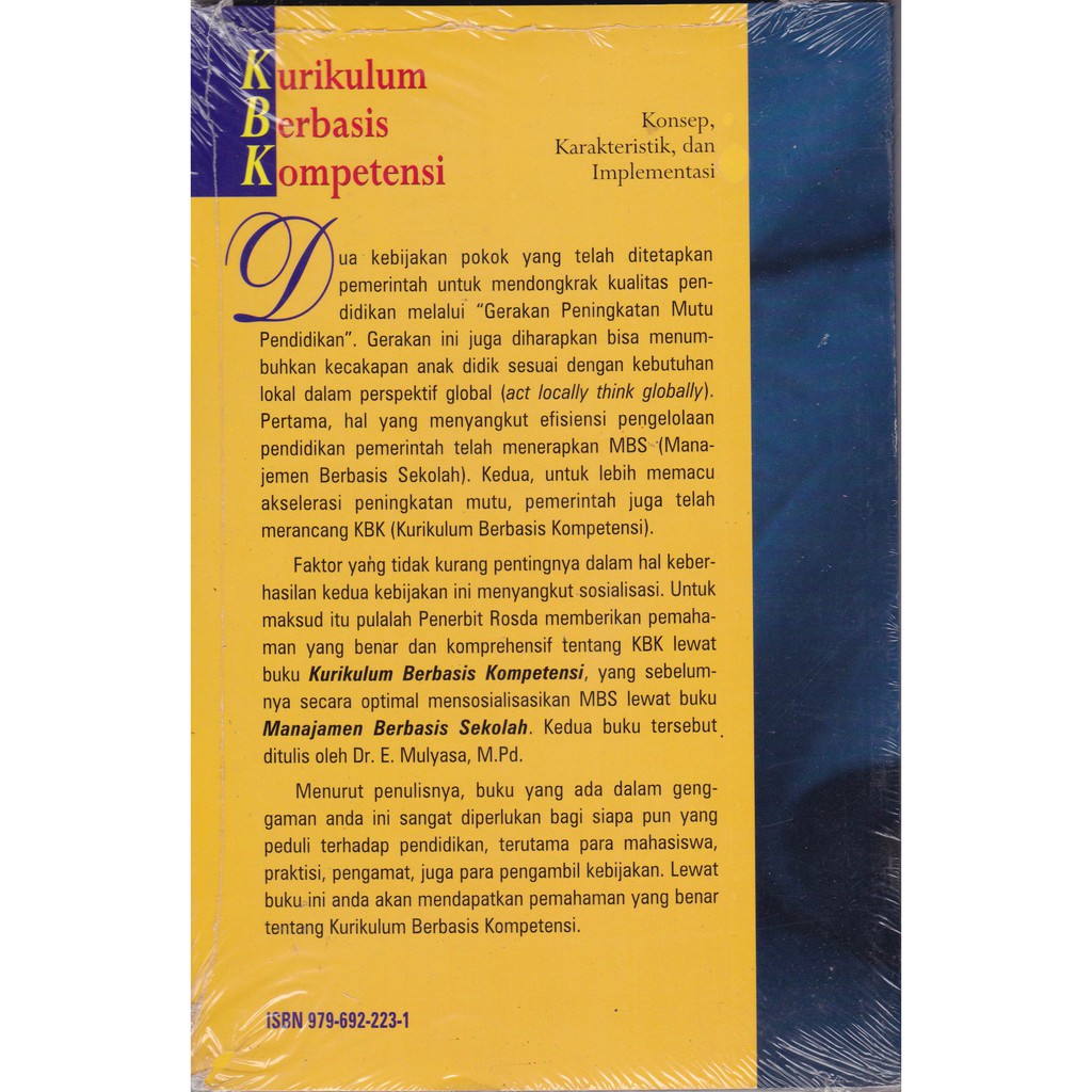 Kurikulum Berbasis Kompetensi Konsep Karakteristik dan Implementasi |  Shopee Indonesia