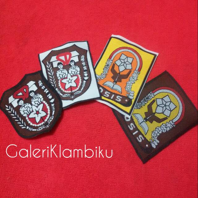 Jual Bet / Badge SD SMP SMA Rajut Atribut Seragam Sekolah Indonesia|Shopee  Indonesia