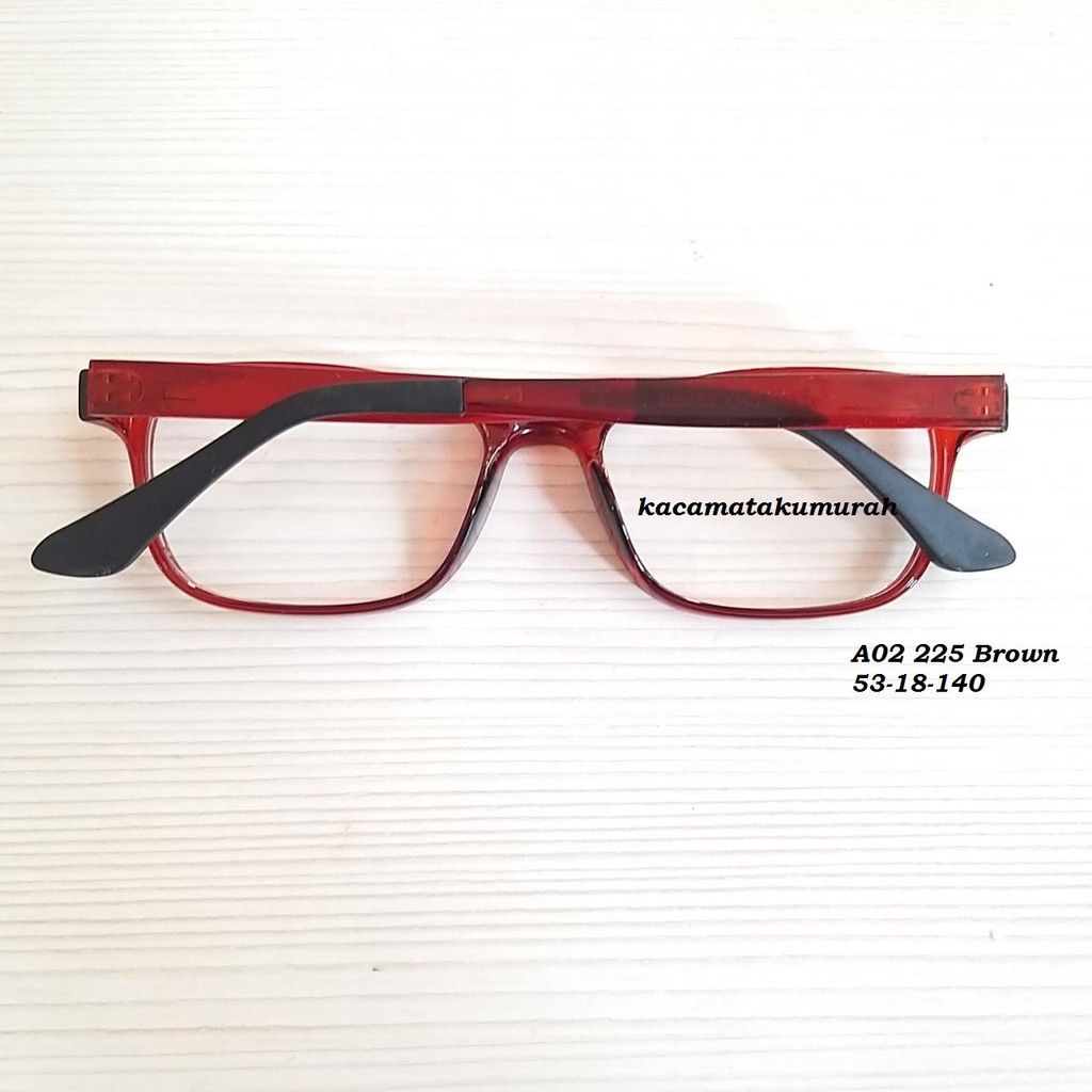 KACAMATA MINUS BACA SILINDER KOTAK BESAR LENTUR 225 | Shopee Indonesia