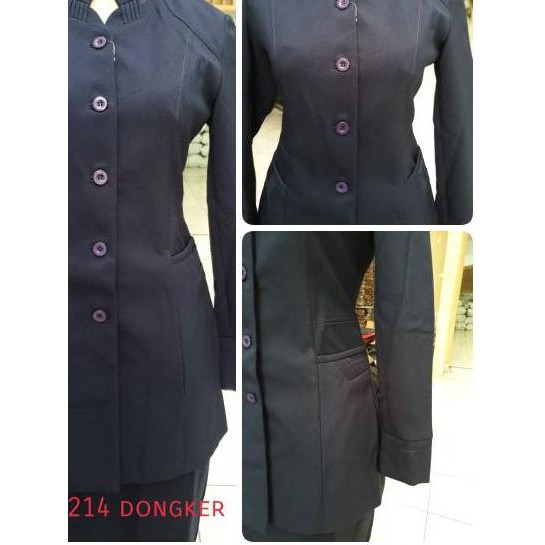 Jual KK1 SETELAN BAJU BLAZER KERJA PEREMPUAN 204 DONGKER NAVY BIRU TUA PNS  GURU FORMAL CANTIK POLOS DOSEN Indonesia|Shopee Indonesia
