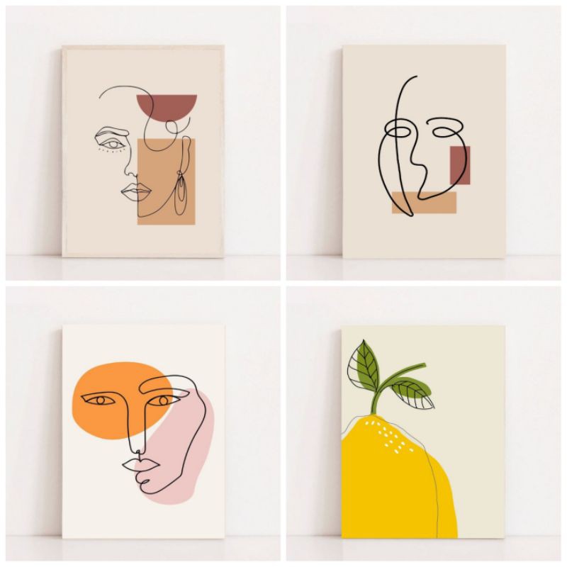 Jual Lukisan Kanvas Aesthetic/Abstract Painting Indonesia|Shopee Indonesia 800_X_800_jpg
