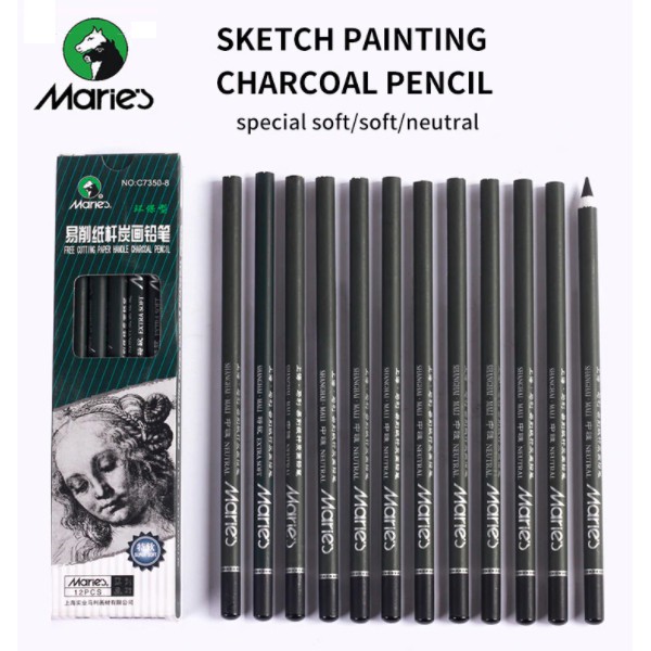 Jual Maries Charcoal Pencil Pensil Lukis Sketsa Arang Hitam Myarts Indonesia|Shopee Indonesia 600_X_600_jpg