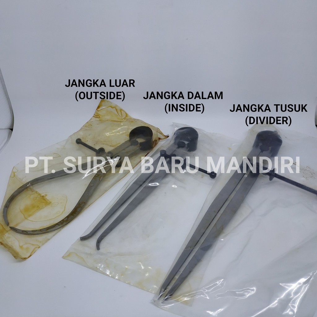 12&quot; INCH JANGKA DALAM / JANGKA LUAR / JANGKA TUSUK / SPRING CALIPER 12”  (300MM) MERK SOLAR | Shopee Indonesia