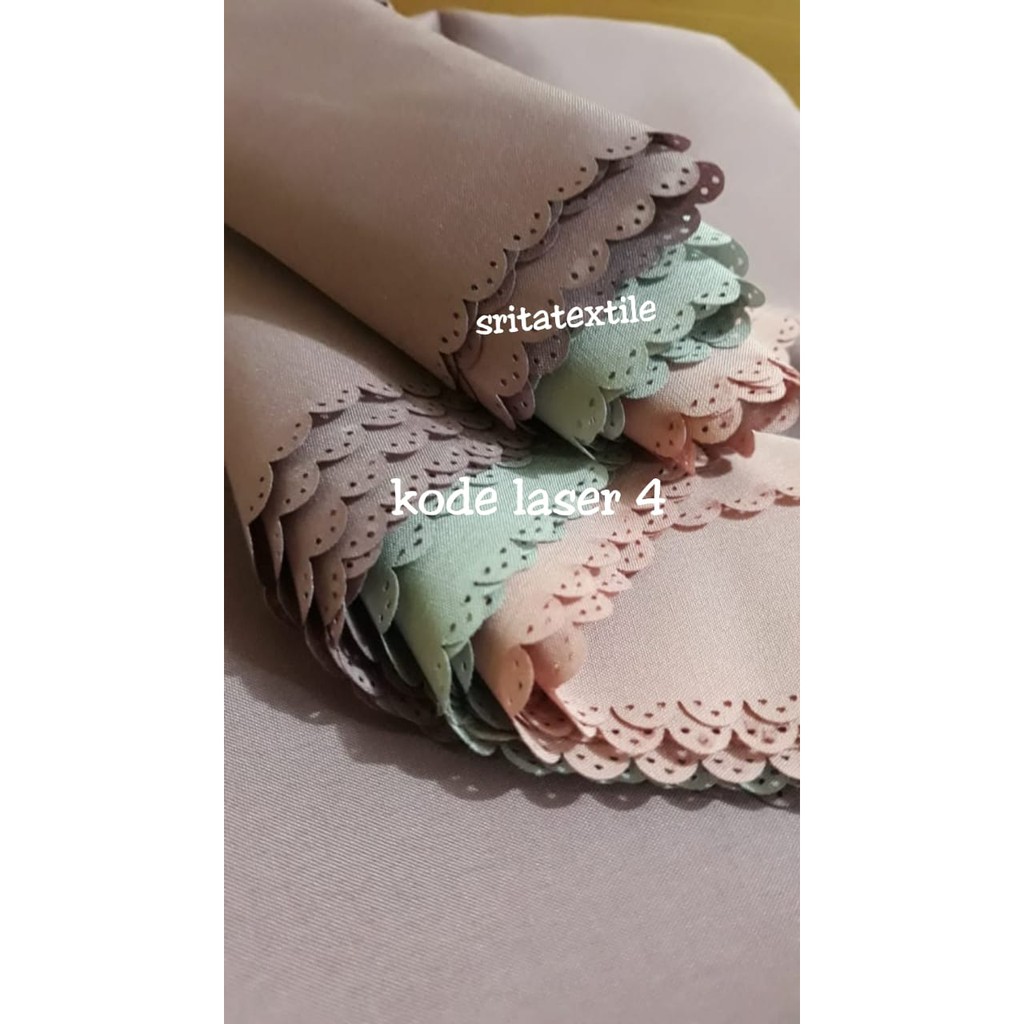 Kain Superfine/ Kain Sahara voal/ Paket 25 pcs/ kain + laser kode 3 (motif  smile) | Shopee Indonesia